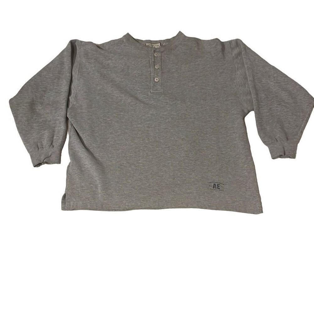 American Eagle Outfitters Vintage Women's Gray Long Sleeve Sweater Size Large - Picture 1 of 5